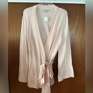 LOFT Blush Pink Knit Cardigan